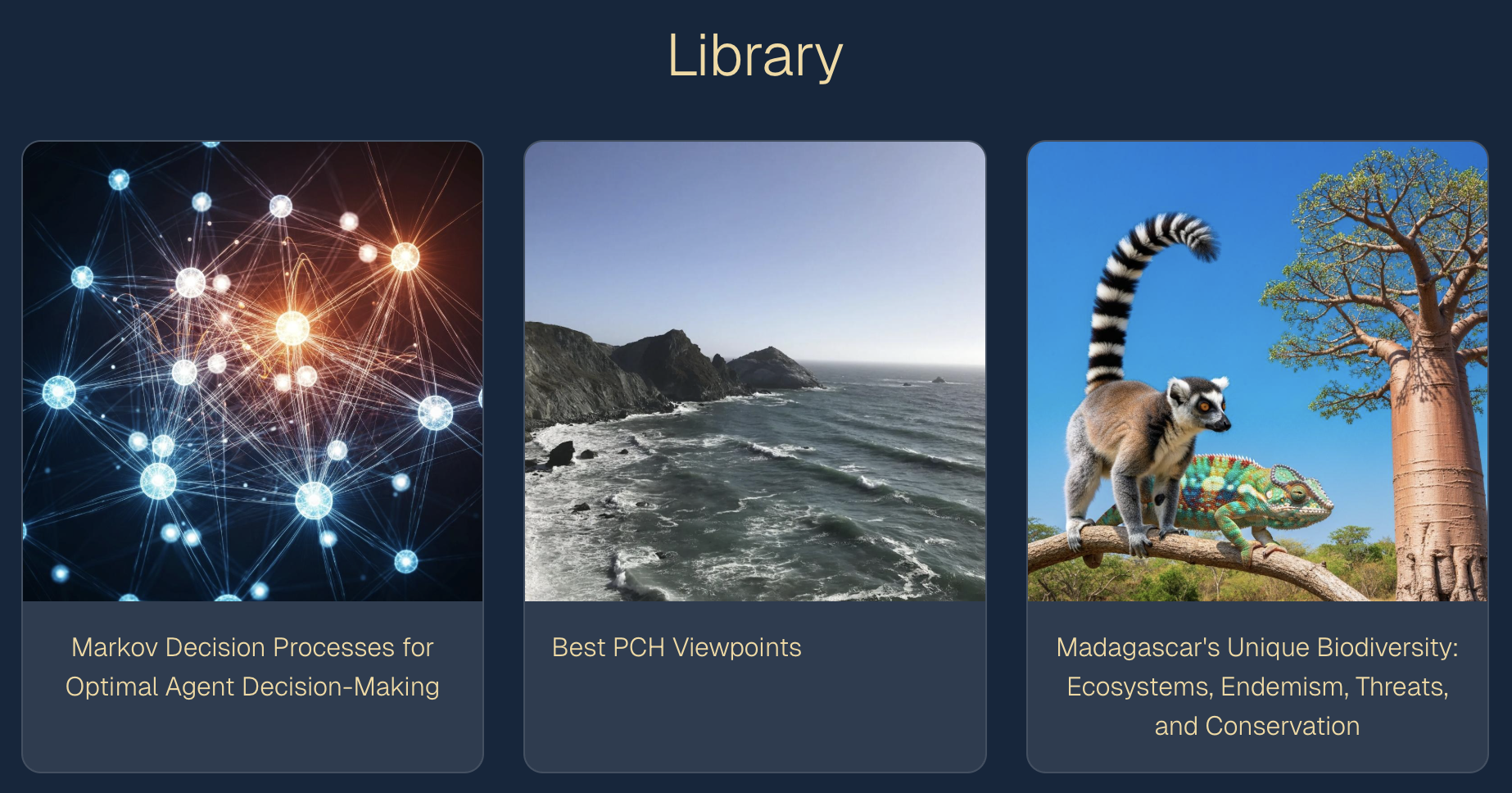 CozyCasts podcast library